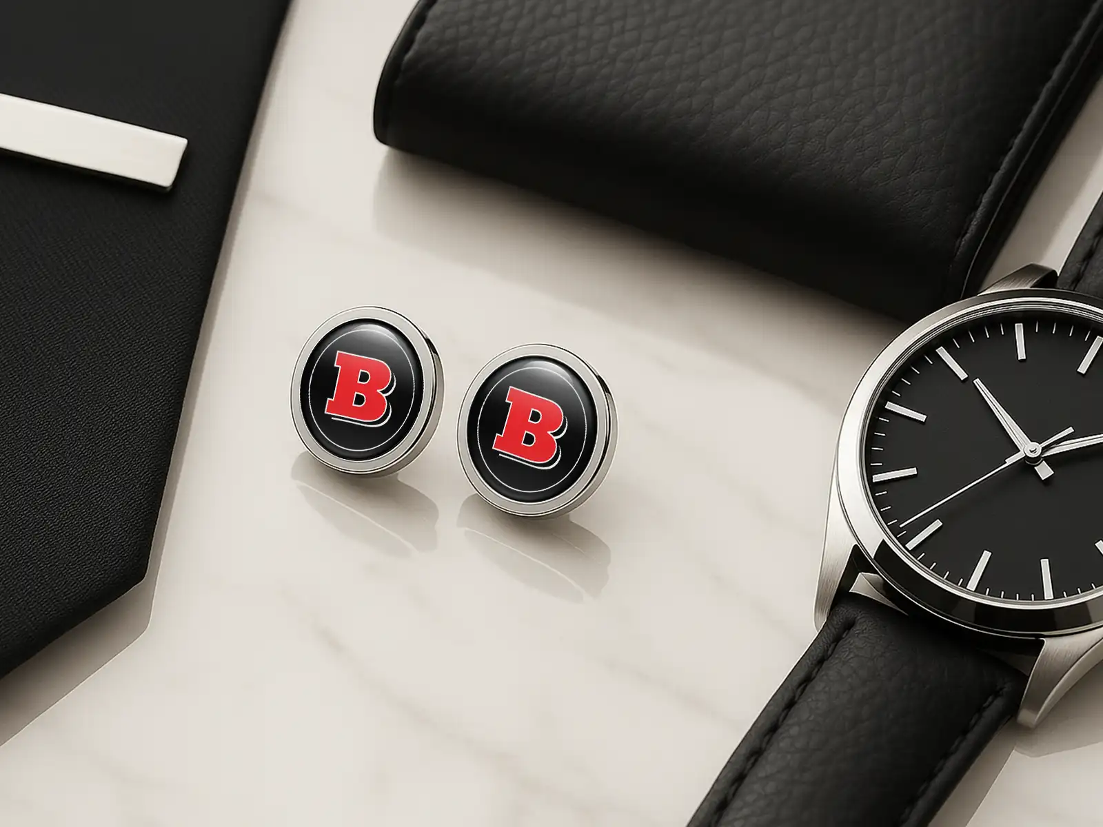 Brabus Cufflinks For Men Sturdy Premium Drift Unique Stylish